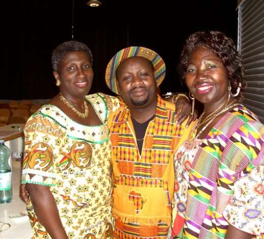 Mrs. Lesley Riwar, Alex (Abongbi) & Mrs. Joyce Burndam